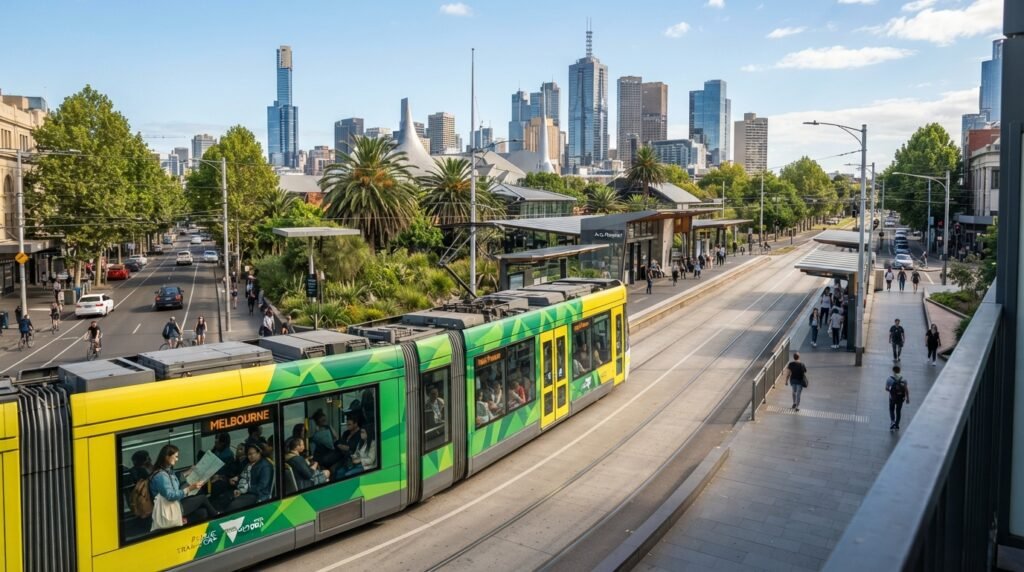 Australian domestic transport connecting two planned city stops Australian domestic transport connecting two planned city stops
