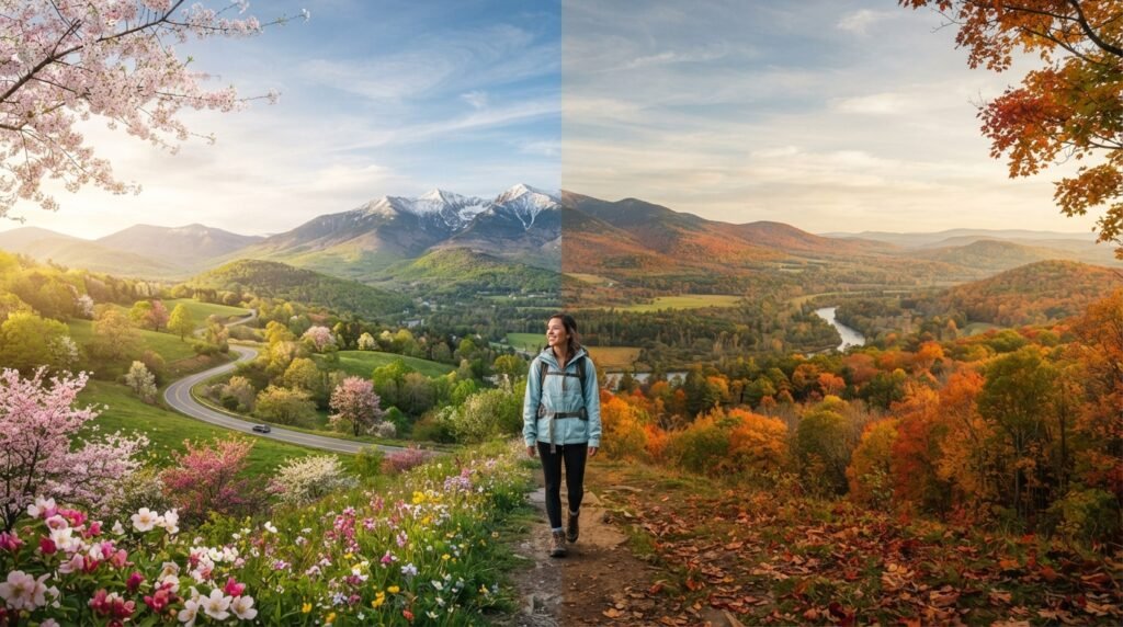 Spring and fall seasonal weather patterns across the United States Spring and fall seasonal weather patterns across the United States